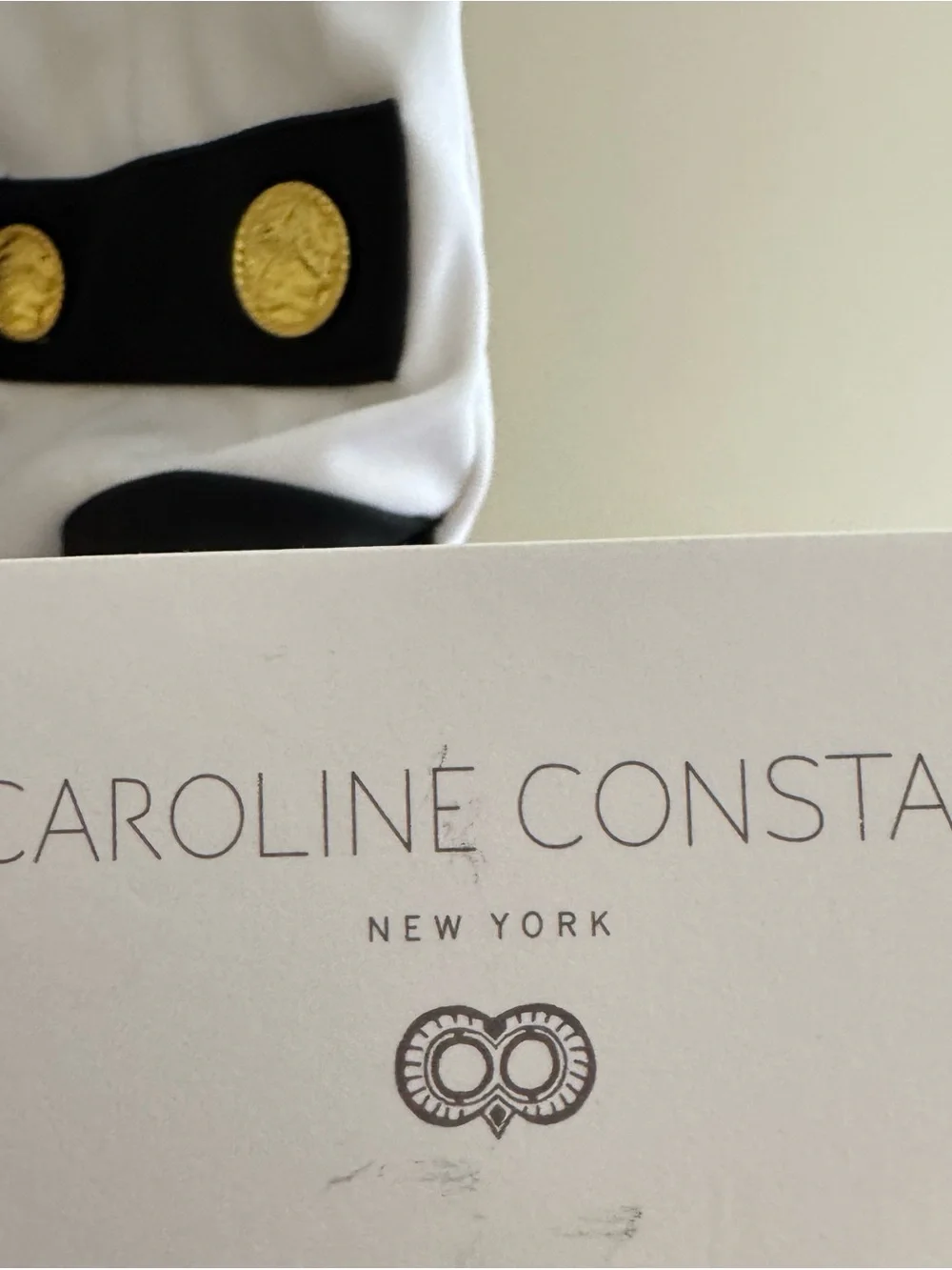 Caroline Constas Sailor Black and White One-Piece Swimsuit XS